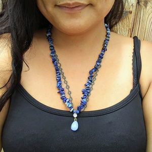 New Moon Dreams Lapis Necklace